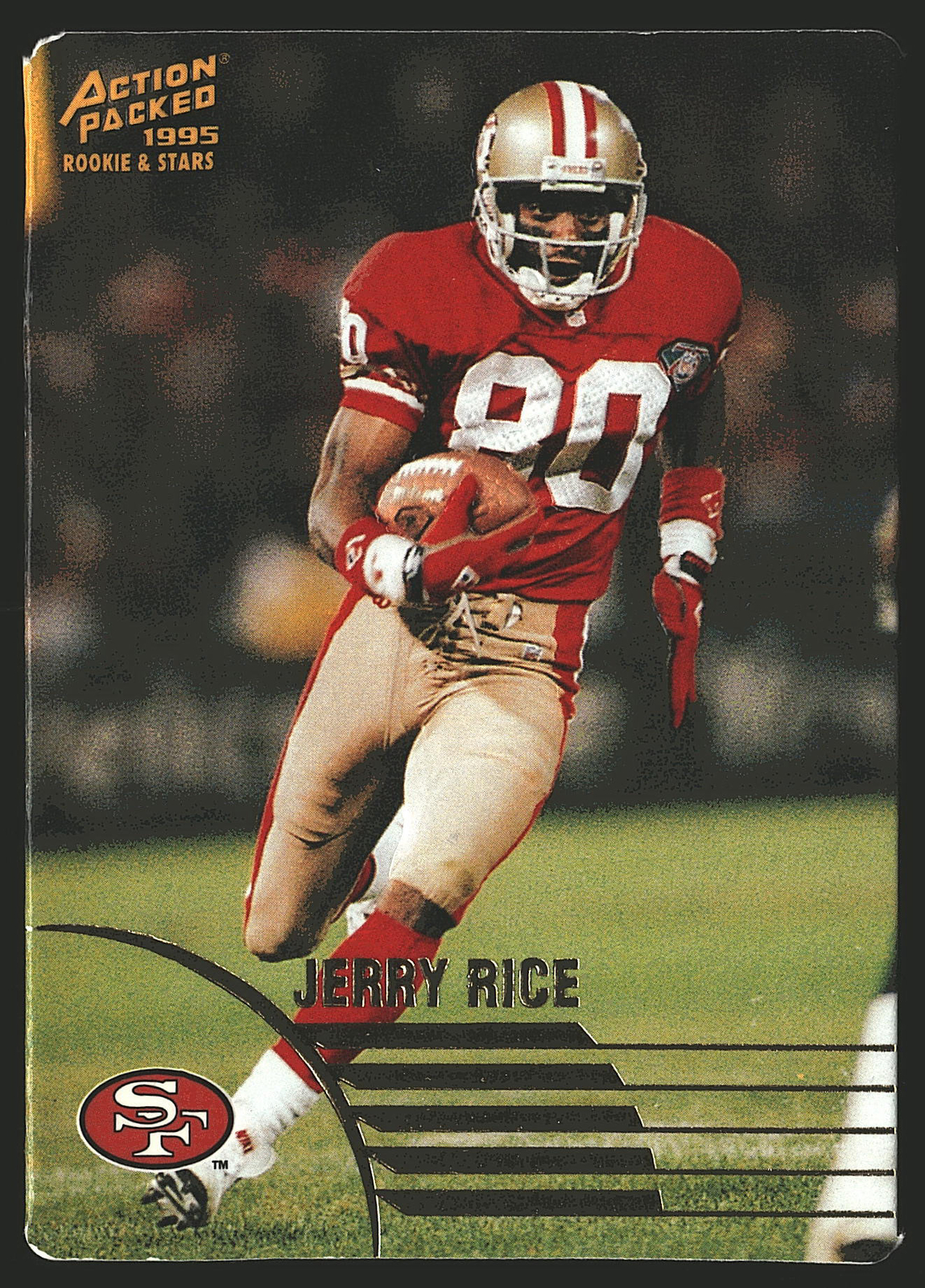 1995 Action Packed Rookies & Stars #65 Jerry Rice