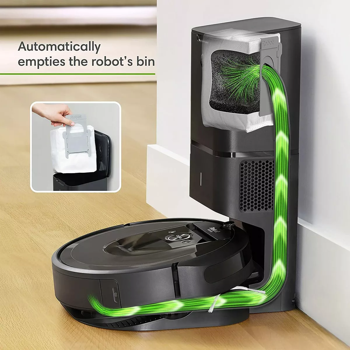 iRobot Roomba i7+ Self-Emptying Vacuum Cleaning Robot - Certified