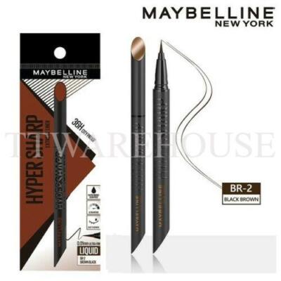[US] NEW MAYBELLINE NEW YORK Hyper Sharp 36H Extreme Eyeliner (BR-2 BLACK BROWN)