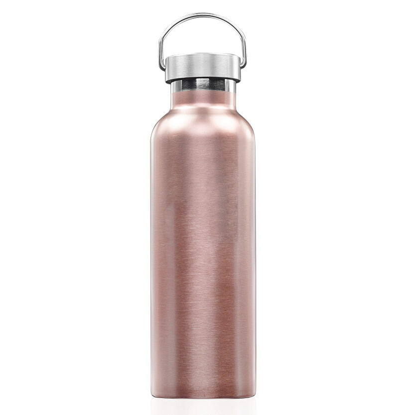 Rose Gold Double Wall Insulated Stainless Steel Tumbler Trav