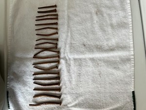 Vintage  SQUARE Spikes. Lot of 20. Many lots of the same.