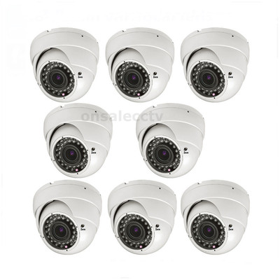 Amview 1800TVL 36IR  2.8-12mm Vari-Focal 97.5ft Dome Security Camera  AC Adapter