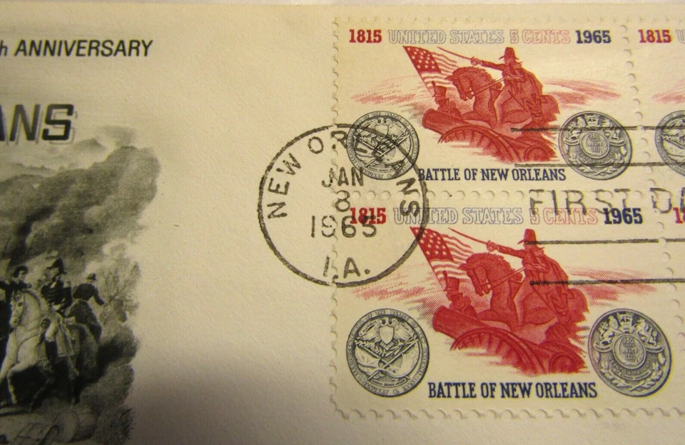 Lot of 3 Civil War & Battle of New Of New Orleans - First Day Covers May 1964 - Image 4 of 4