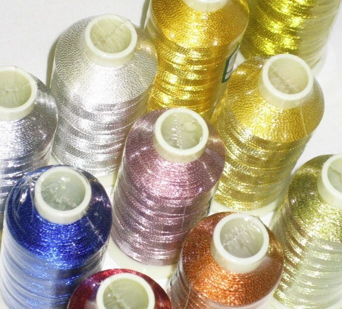 Marathon Metallic Embroidery Machine Thread 1000m spool selection of colours - Image 3 of 3