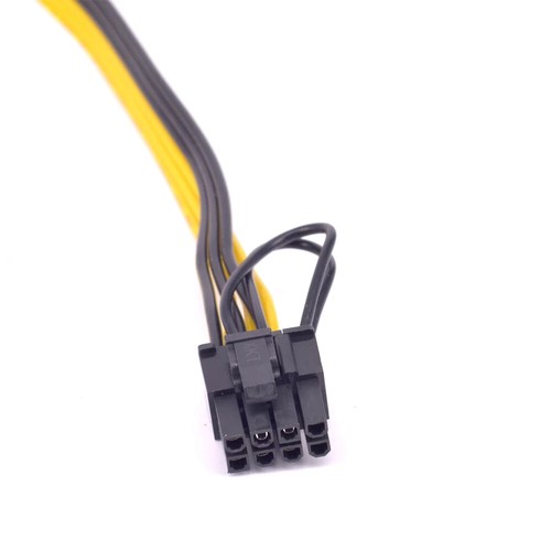 6 pin to 8 pin (6+2) PCIE Power Cable Mining Breakout Board GPU ASIC 50 60 70cm - Picture 4 of 16