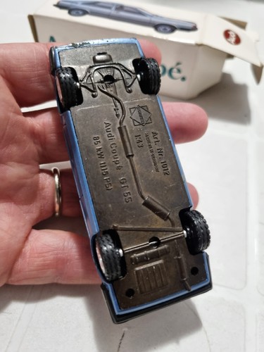 Conrad 1:43 Audi Coupè blue year 1984 ca. official perfect conditions - Foto 7 di 7