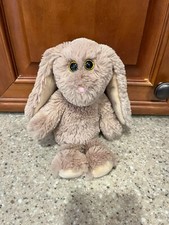 Ty Attic Treasures Adrienne Bunny Rabbit 8" Tan Plush Stuffed Animal 2017