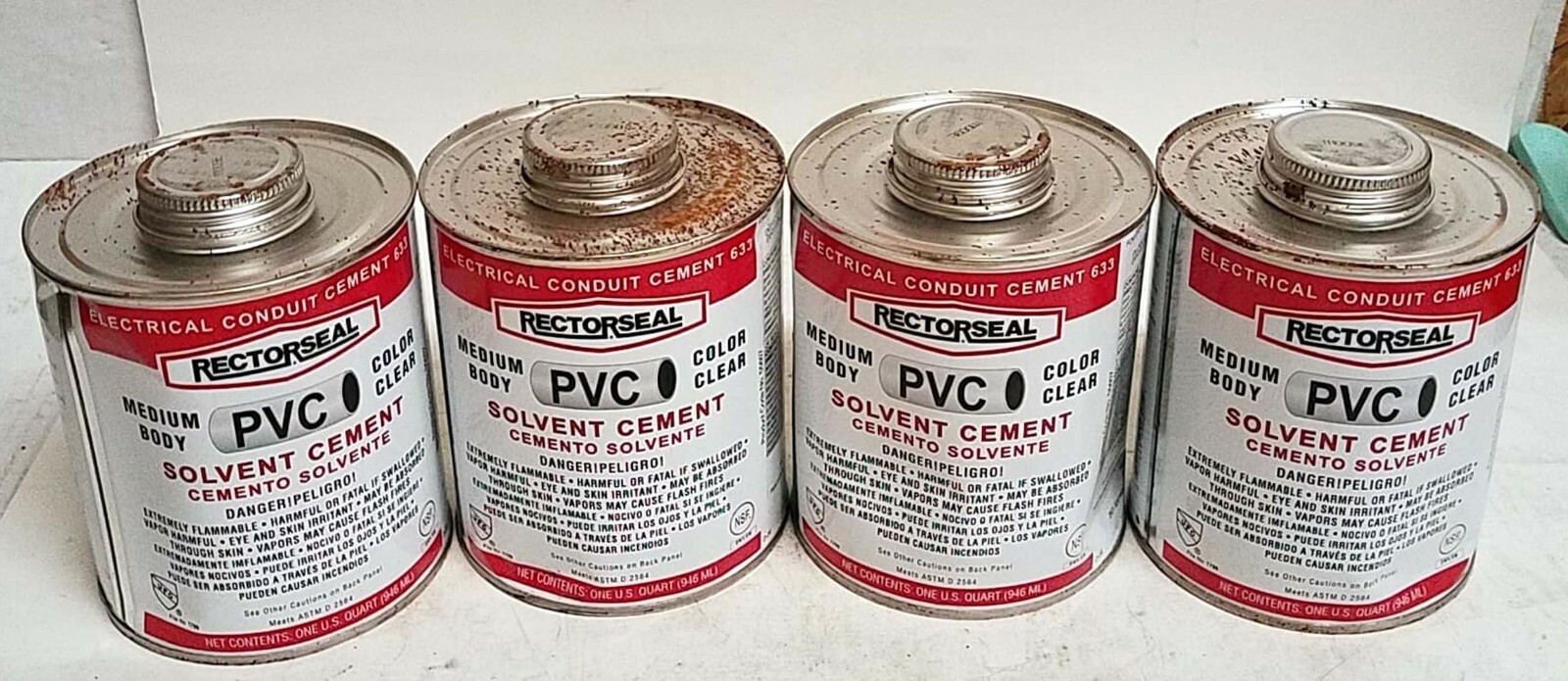 4 NEW RECTORSEAL 633 ELECTRICAL CONDUIT CEMENT NNB ***MAKE OFFER*** eBay
