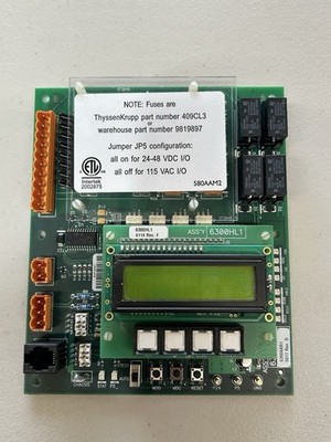 ThyssenKrupp 409CL3 6300AAR1 + 6300HL1 UIT For Elevator Discrete Door Operator