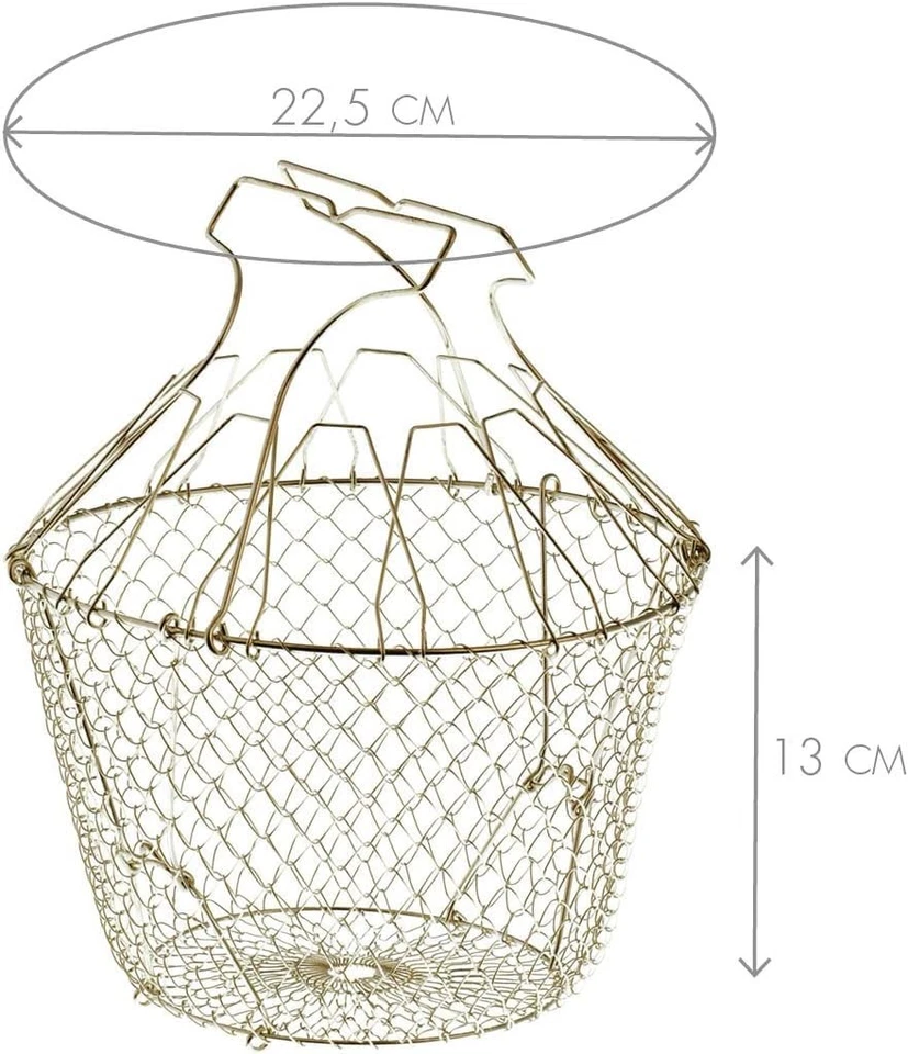 La Bonne Graine Cestino per Insalata Acciaio Inossidabile Argento Dimensione - Immagine 2 di 4