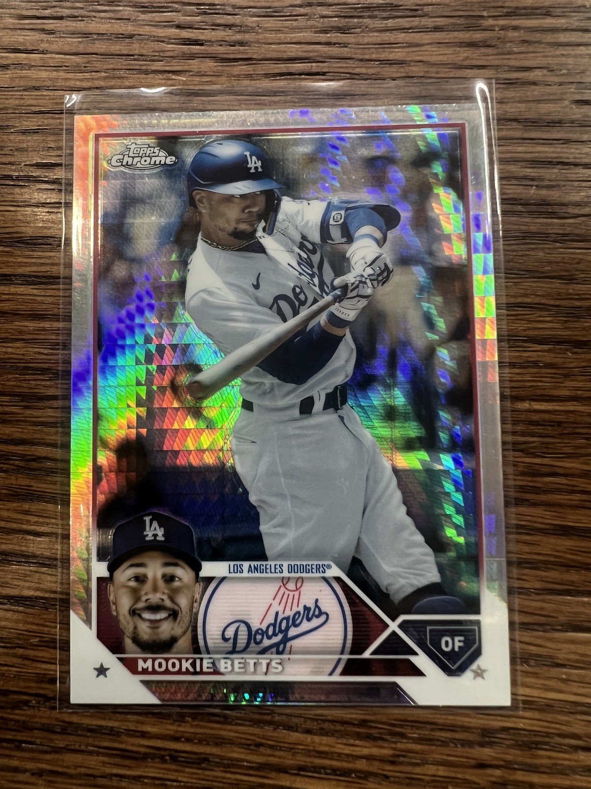 2023 Topps Chrome #150 Mookie Betts Prism Refractors