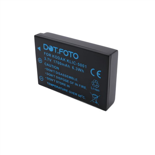 Battery for Kodak KLIC-5001 | DX6490/7440/7590/7630 P712/850/880/730/760/7590 - Picture 3 of 5
