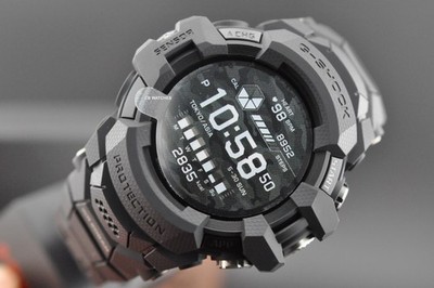 CASIO G-SHOCK GSW-H1000 Smartwatch Wear OS Black w/GPS Heart Rate