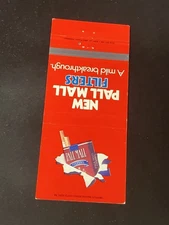 Matchbook Cover - New Pall Mall Filters Cigarettes