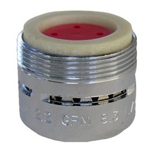 LASCO 09-1081 Chrome Plated 2.2 GPM Dual Thread Slotted Aerator
