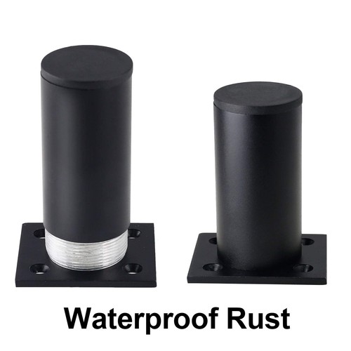 Set of 4 Furniture Legs 3 Inch, Adjustable Aluminum Alloy Cabinet Legs ...