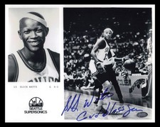 Donald Slick Watts Autographed 8x10 Photo Seattle Supersonics MCS Holo #87374