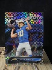 Topps Finest 2025 Creators X-Fractor Justin Herbert Los Angeles Chargers CR-17🔥