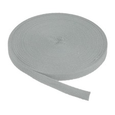 Cotton Twill Tape 3/8 Inch 25 Yards Cotton Ribbon Bias Binding Tape Lime Grey