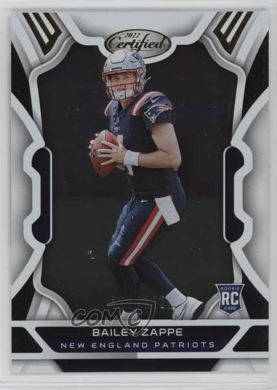 2022 Certified Rookies /399 Bailey Zappe #121 0a6