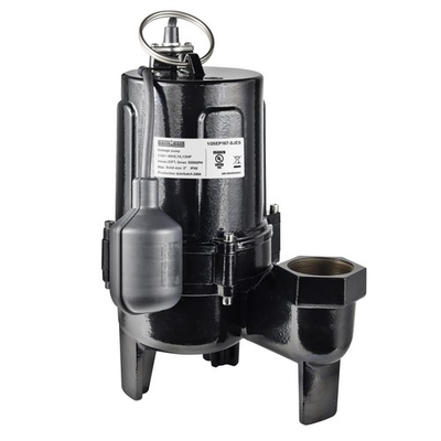 #ad 3 4 HP Sewage Pump 2 inch Discharge with Auto Float Switch 115V 7200 GPH Cas... $384.34