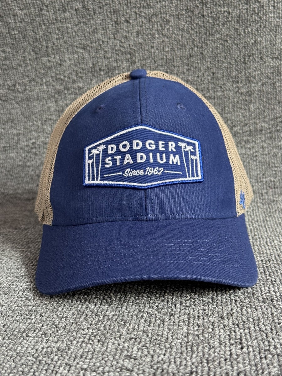 '47 Brand Dodgers Trucker Snapback Blue Tan Mesh Back One Size Hat