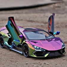 1:24 Lamborghini Revuelto Alloy Model Car Toy with Sound & Light