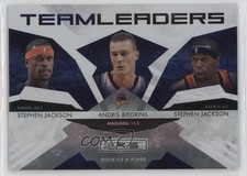 2009 Rookies & Stars Team Leaders Hologold Andris Biedrins Stephen Jackson oh4