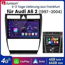 Per Audi A6 S6 RS6 1997-2004 Carplay 4+64G 8 core Android14 autoradio GPS navigatore BT