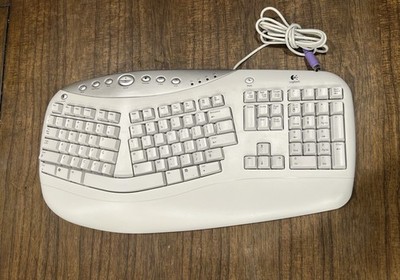 Logitech PS 2 Keyboard Ergonomic Design Office Comfort Y-SY50) (SK-6300)