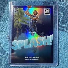 2024-25 Donruss Optic ROB DILLINGHAM Splash Prizm Purple HOLO Rookie (RC) #8