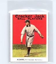 1982 Dover NL Reprints 1914 Cracker Jack Babe Adams Pittsburgh Pirates #63