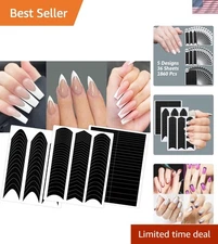 Stylish French Nail Tip Stickers: Self-Adhesive 1860 Pcs for Effortless Artistry