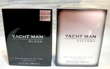 Yacht Man Victory AND Yacht Man Black - Myrurgia 3.4 oz EDT for Men - New In Box