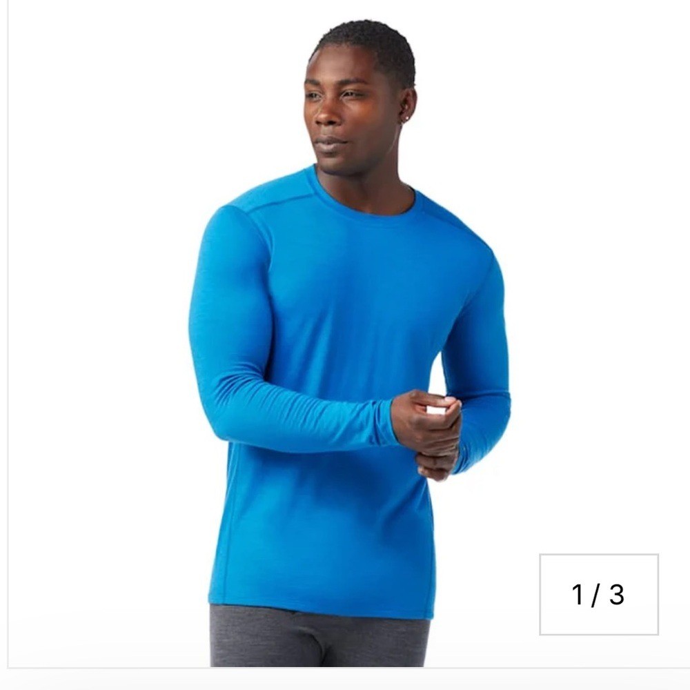 SMARTWOOL mens classic all season Merino base lay… - image 1