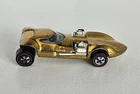 1968 Hot Wheels Redline Gold TWINMILL Diecast Car USA (Missing Wheel)