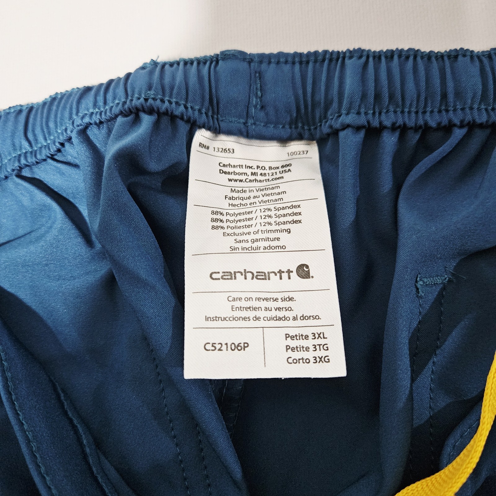 Carhartt Liberty Force Scrub Pants SZ  3XL Women's Straight Leg C52106P thumbnail 6