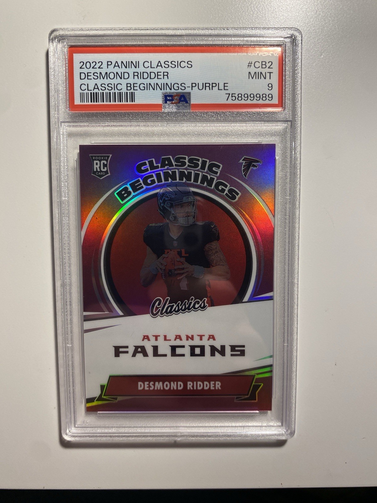 Desmond Ridder Panini Classics Classic Beginnings #CB2 Purple