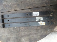 Set of Three Metal Strap Hinges