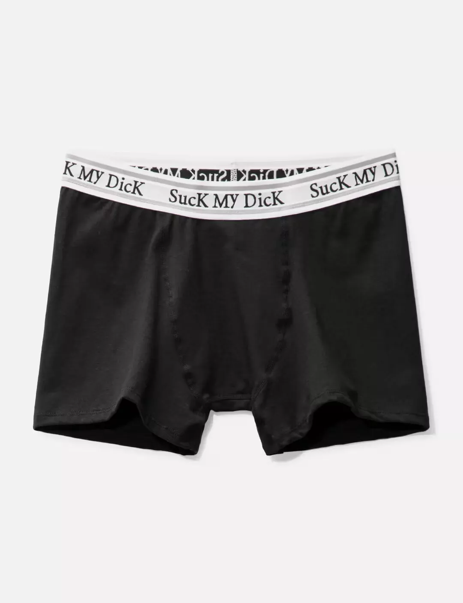 THUG CLUB SUCK MY DICK BOXER BRIEFS SIZE S M L BLACK GREY WHITE | eBay