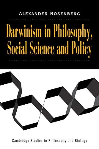 Darwinism in Philosophy, Social Science and Policy (Cambridge St