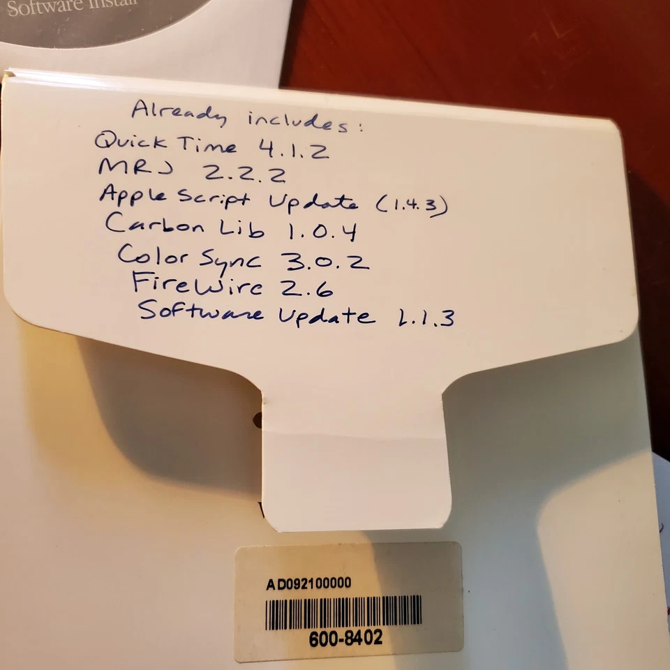 Apple Power Mac G4 Software Install, Restore V 9.0.4 & Test SW V1.0.1 CD VER 2.3 - Image 3 of 4