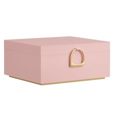 SONGMICS 2-Layer Jewelry Box, Jewelry Organizer with Handle, Jewelry Storage