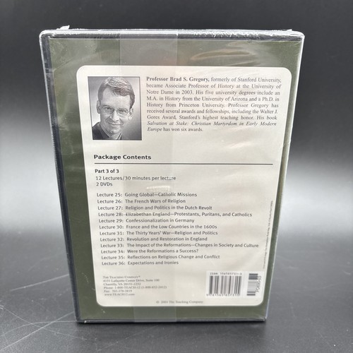 Great Courses: History Of Christianity In The Reformation Era (3 DVD+Guide) NEW - Picture 3 of 3