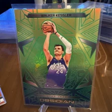 Walker Kessler 2024-25 Obsidian Electric Etch Green