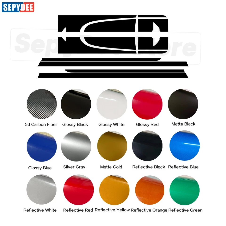 Kit de calcomanía de carrocería de maletero de coche pegatina de vinilo para MINI Countryman R60 Cooper S JCW Foto 2 de 4