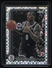 #91 2025-26 Topps Chrome Dariq Whitehead X-Fractor Brooklyn Nets