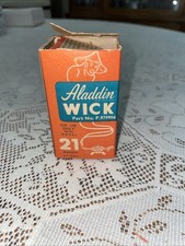 NOS Aladdin Wick for Mantle Lamp Model 21 Burners Made in USA
