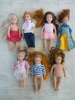 Battat Our Generation Lori Doll Mini 6'' Lot of (7) American Girl