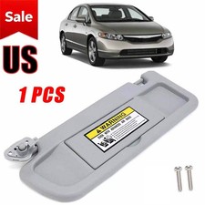 Gray Sun Visor For Honda Civic 2006 2007 2008 2009 2010 2011 Driver Side